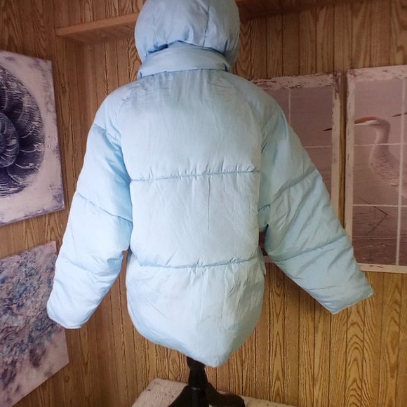 M2C Women's Hooded Short Puffer Jacket Padded Winter Coat - Picture 4 of 7